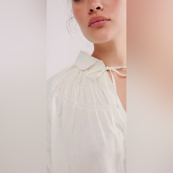 We The Free Ryan Blouse, cream, XL - Picture 2 of 10